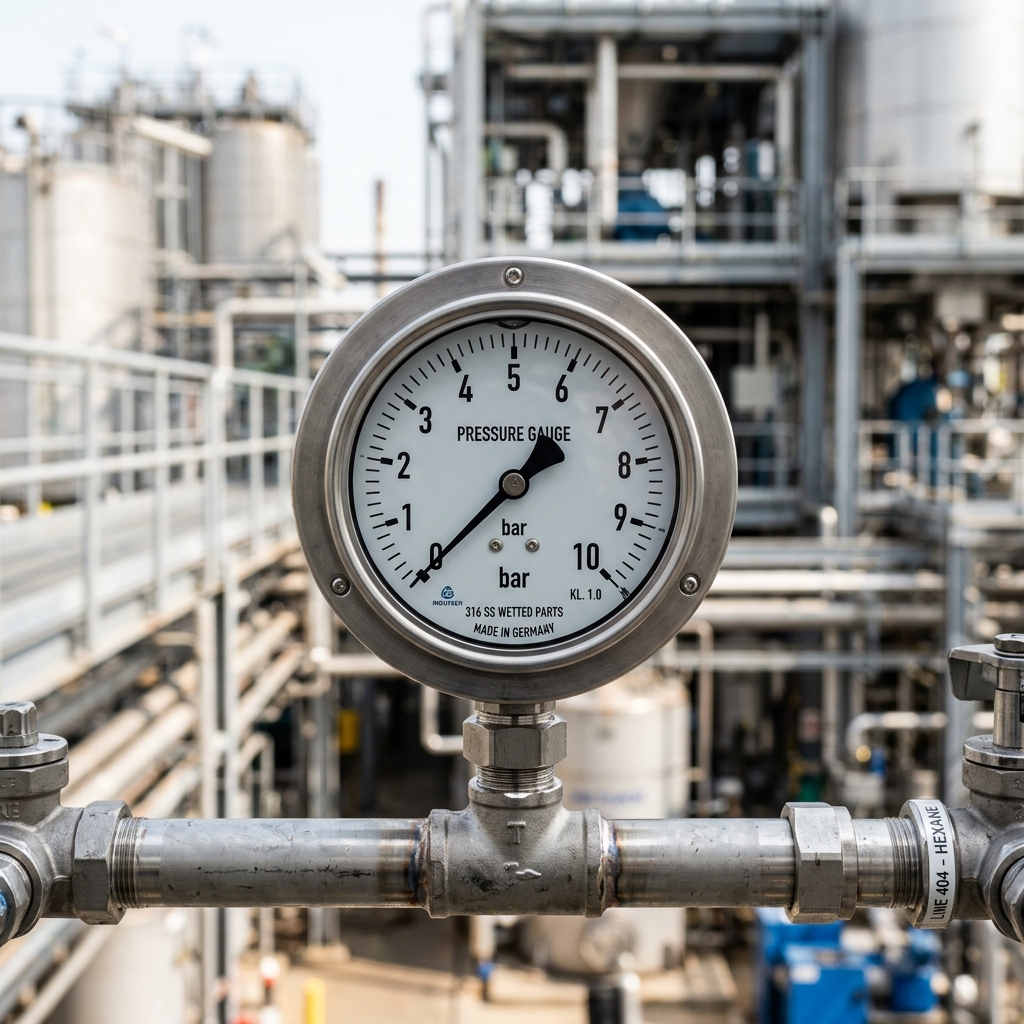 Trend operating data pressure gauge