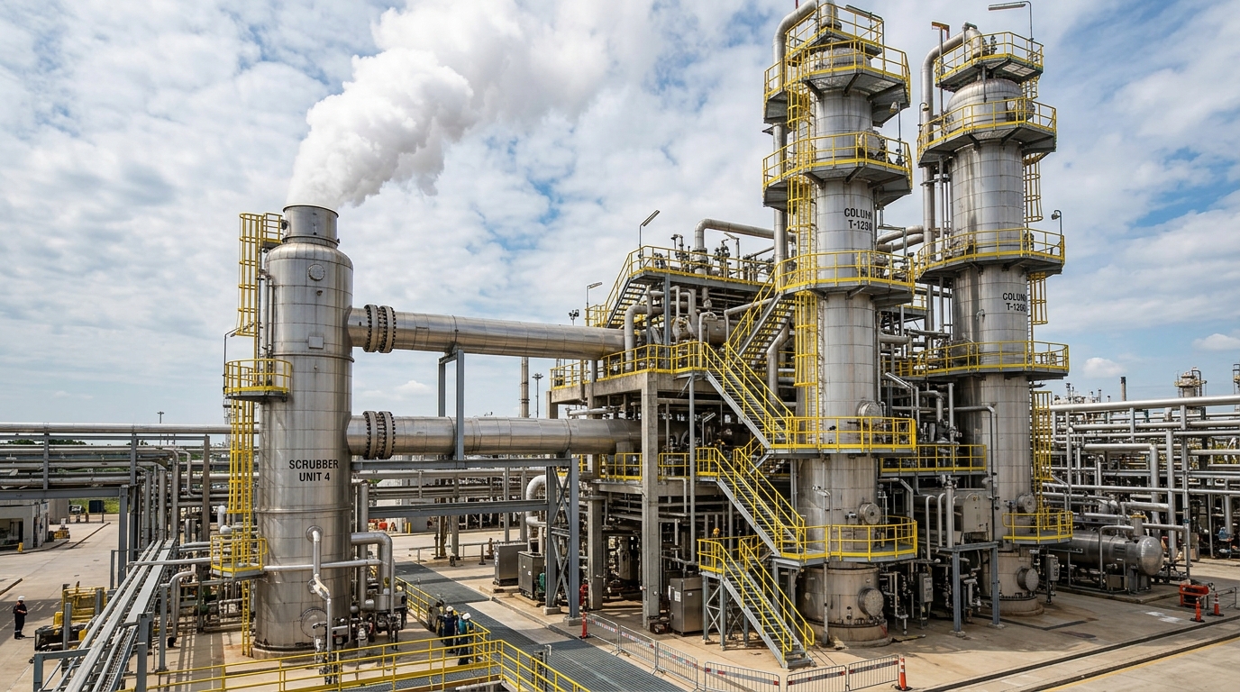 Industrial Scrubber Towers